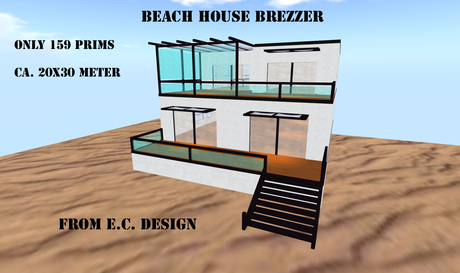 Second Life Marketplace - NO FURNISHED Beach House Brezzer from E.C. Design